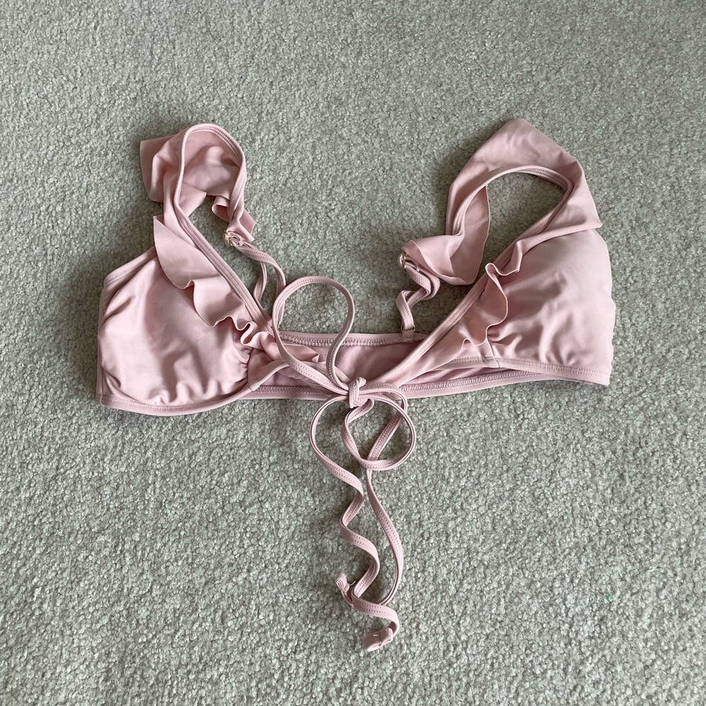 Pink bikini top